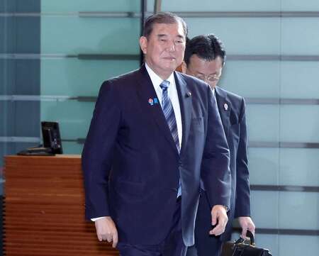 石破首相、米価下落に「補填あっていい」　連立枠組み拡大の条件は外交、安保などの一致